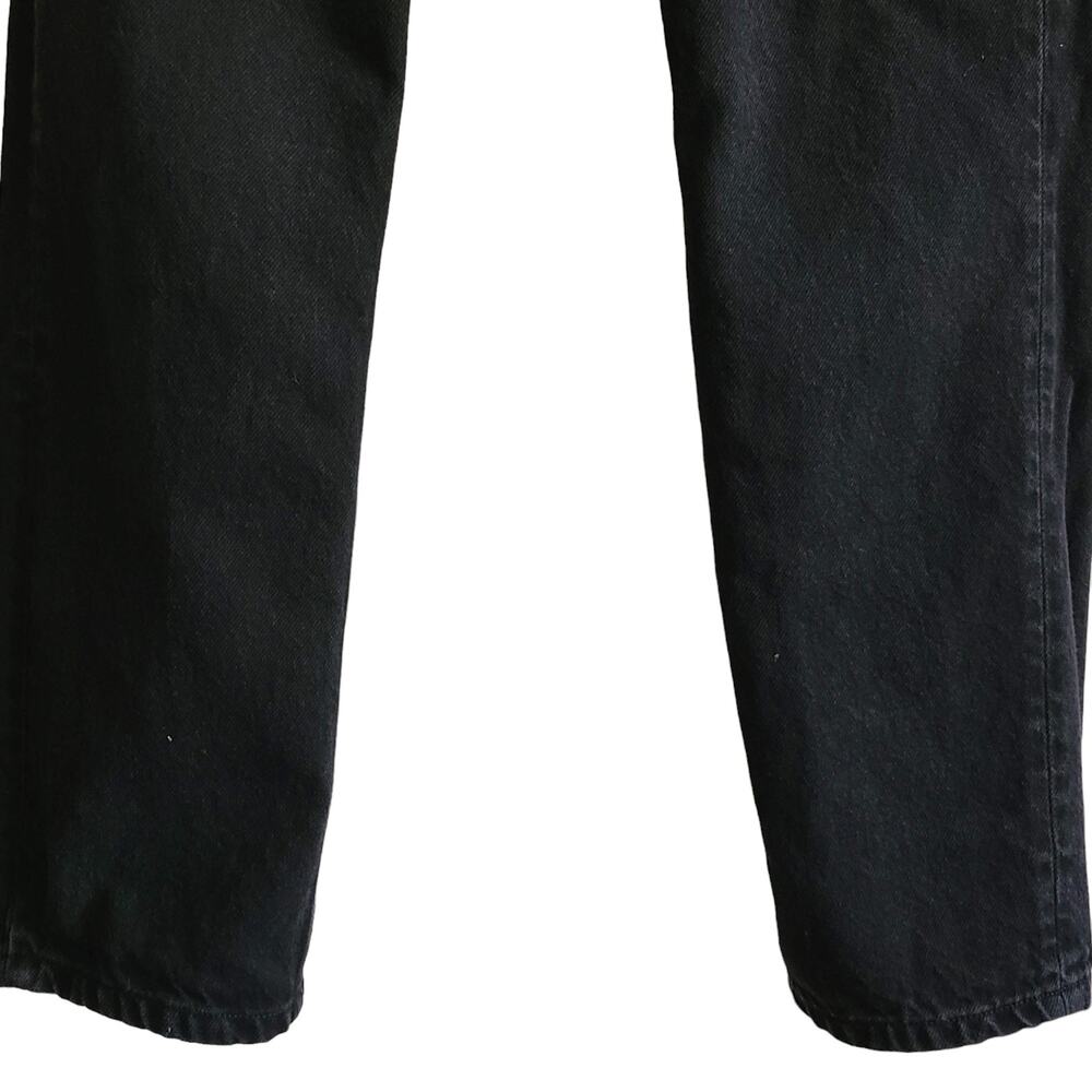 REFORMATION JEANS Black Seattle Wash Button Fly Straight Leg Jeans Women's 25P - Picture 7 of 12